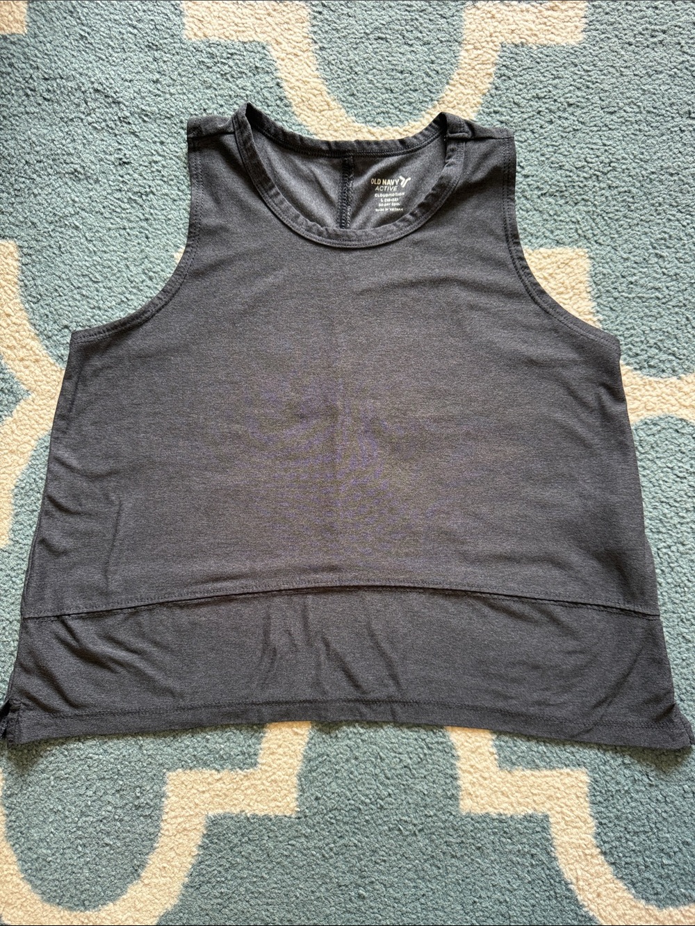 Old Navy Kids Black Sleeveless Crop Tank Top